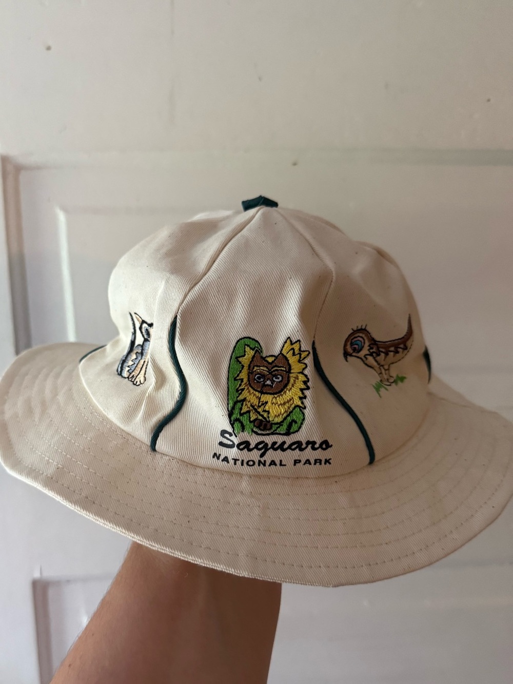 Vintage-Style Saguaro National Park Embroidered Beach Pool Bucket Hat - Picture 6 of 6